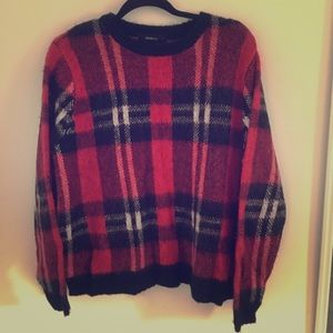 Checkered sweater